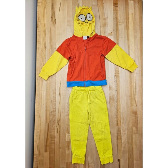 Mad Engine Other - Bart Simpson Halloween costume w/ Primary size 5 Yellow Joggers Mad Engine